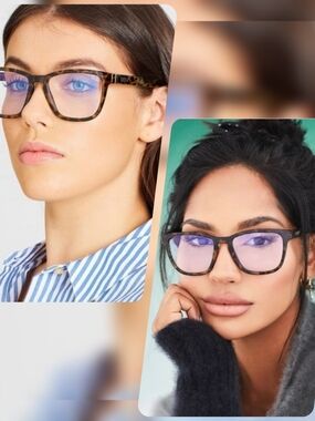 (2) Pairs of Quay "Hardwire" Blue Light Glass